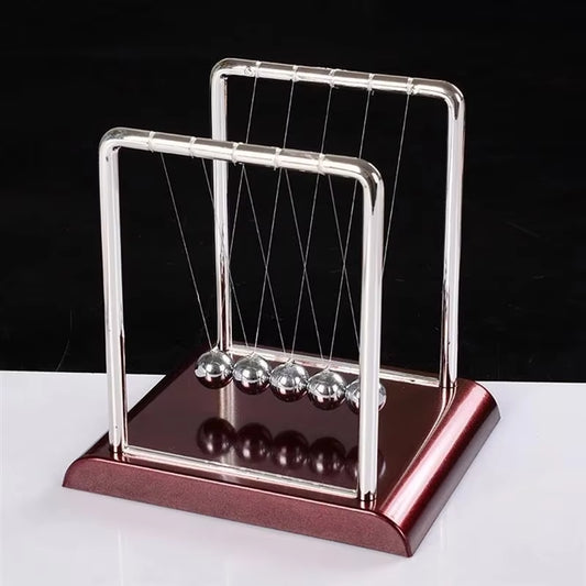 Newton'S Cradle Desk Table Decor Metal Pendulum Ball Steel Balance Ball Newton Ball Physics Science Pendulum